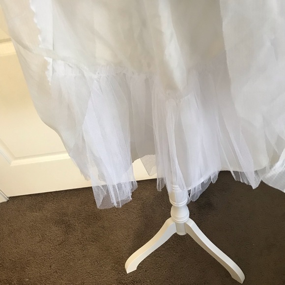 White and Black Formal Dress Juniors Size 9 - Picture 7 of 7